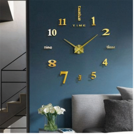 Big Family Frames Clock with Neon Light - Neon Lights